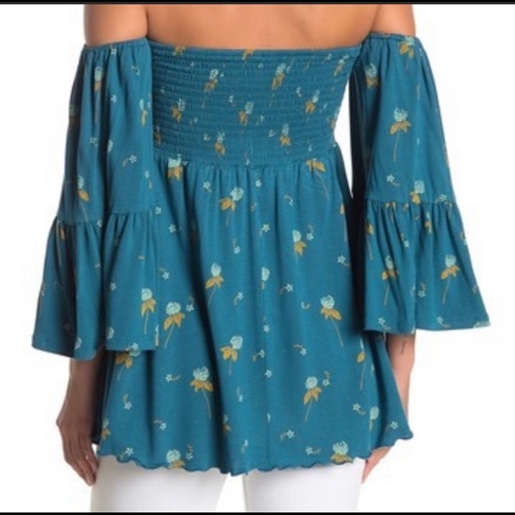 FREE PEOPLE OFF THE SHOULDER TUNIC - Picture 5 of 7